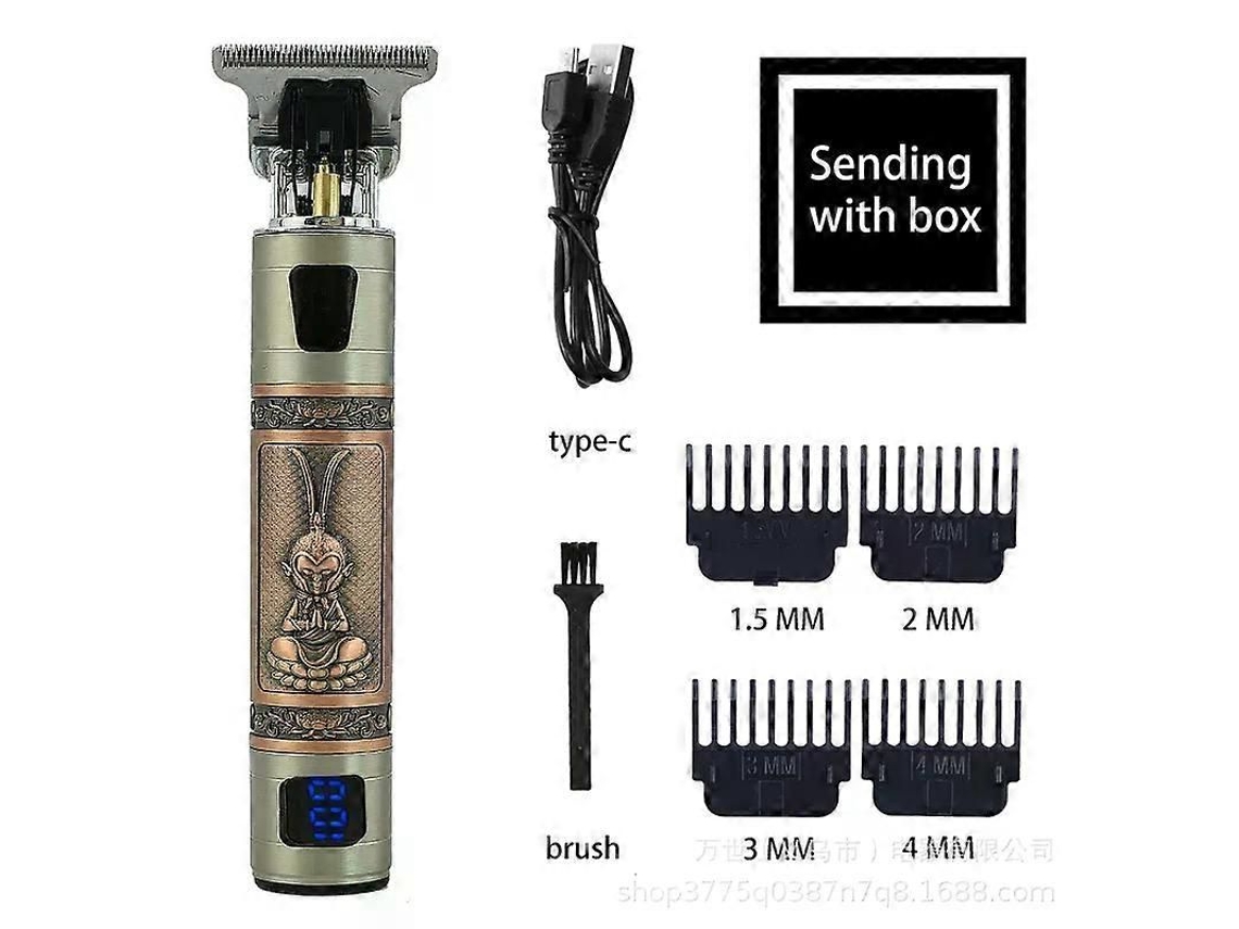 Máquina De Cortar Cabelo T9 Profissional, Barbeador Elétrico, Máquina De Cortar Cabelo Masculina Recarregável Via Usb, Aparador De Cabelo Para Ho