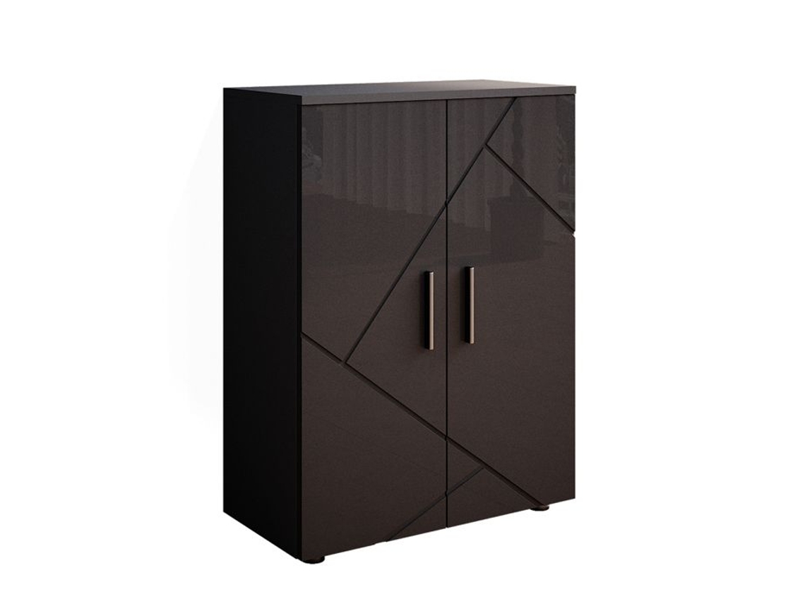 Móvel de arrumação para casa de banho Vicco Irma, antracite alto brilho, 60 x 81 cm
