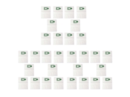 Conjunto De 30 Sacos Para Aspirador De Pó Compatíveis Com Henry, Hetty, James E Numatic - Substituição Para Nvm-1ch_ptg