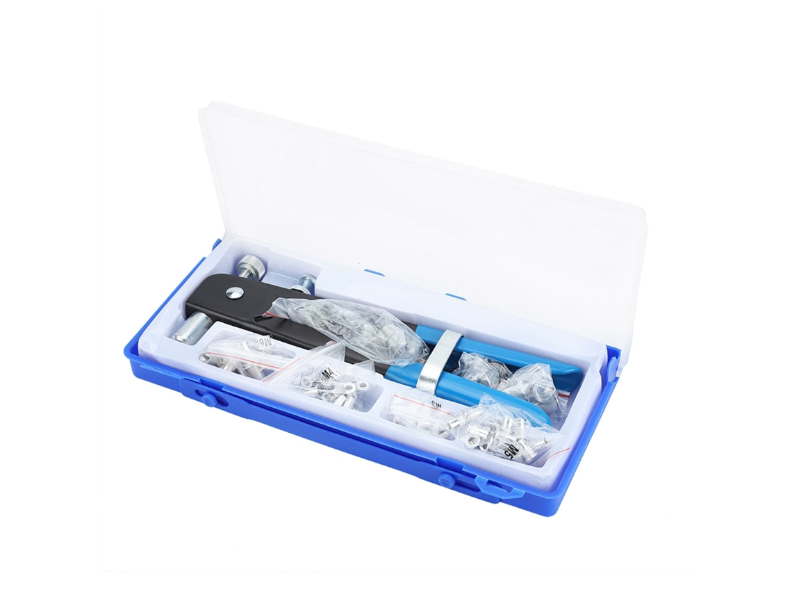 Kit De Ferramentas De Rebites E Porcas Remacháveis M3-m8, 86 Peças, Para Pistola De Rebites E Nutsert