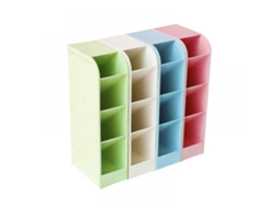 Organizador De Mesa Multifuncional, Porta Lápis De Material Plástico Premium Para Escritório Em Casa E Material Escolar