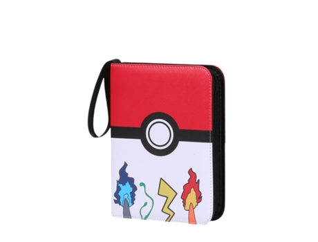 Álbum Pokémon Tcg V Reel Em Couro Pu Com Zíper | 400 Cartas | Hlx 039