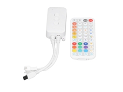 Controlador Led Primerox com controle remoto Bluetooth, 44 teclas, música, strip light | S/MARCA