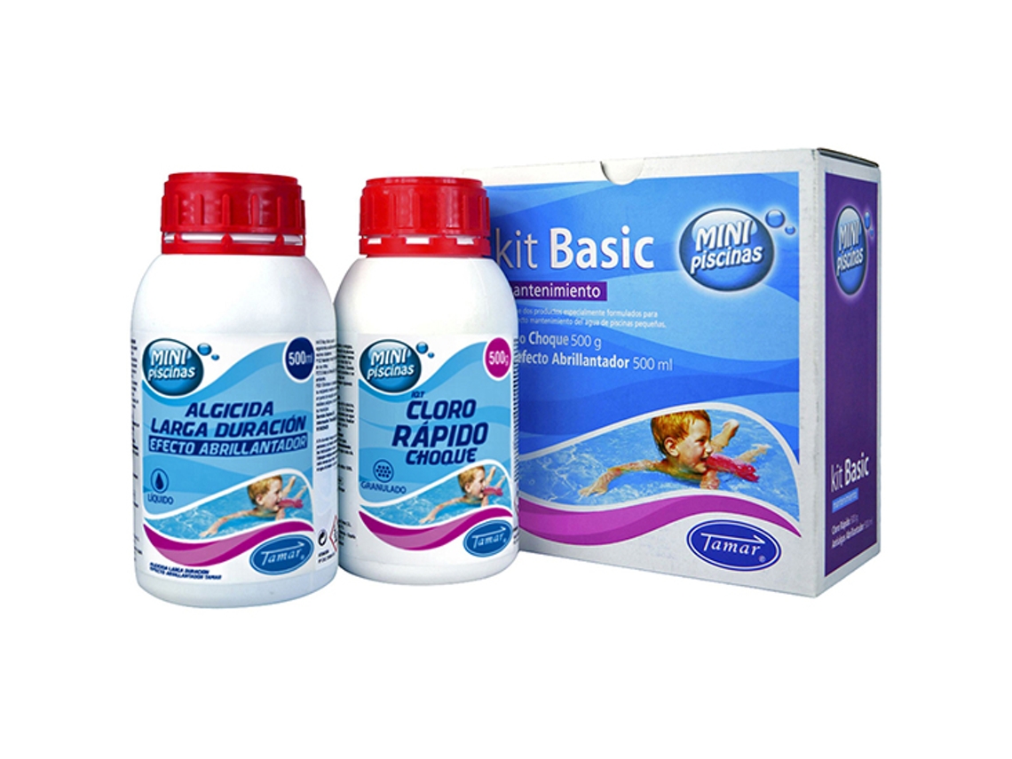 Kit Básico de Manutenção de Piscinas TAMAR (500 ml)