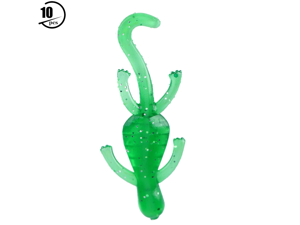 Lure (artificial Bait For Fish, Bionic Gecko) Soft Bait Fake Bait Heng Jia 5cm/1g New Product Authorized