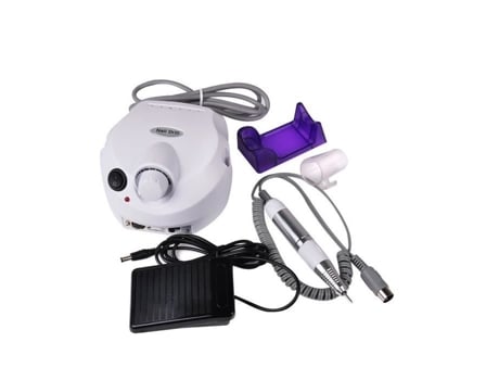 Polidor de Unhas Profissional Lixadeira Kits de Manicure Ferramentas Elétricas para Salão de Beleza Branco TOMTOP