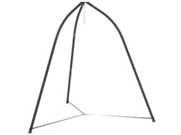 Suporte triangular para cadeira suspensa ZENCORE SERVICES com corrente ajustável capacidade 150 Kg preto