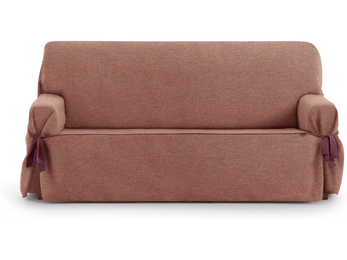 Capa de Sofá 3 Lugares EYSA Universal Premium Valeria Tecido Elástico (230 x 70 x 110 cm - Poliéster e Algodão - Teja)