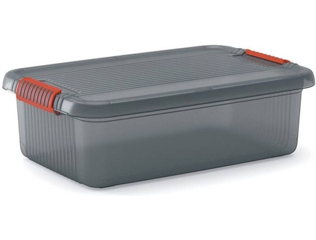 Caixa  K Latch Box M (Cinzento - 59x39cm - Retangular - 28L)