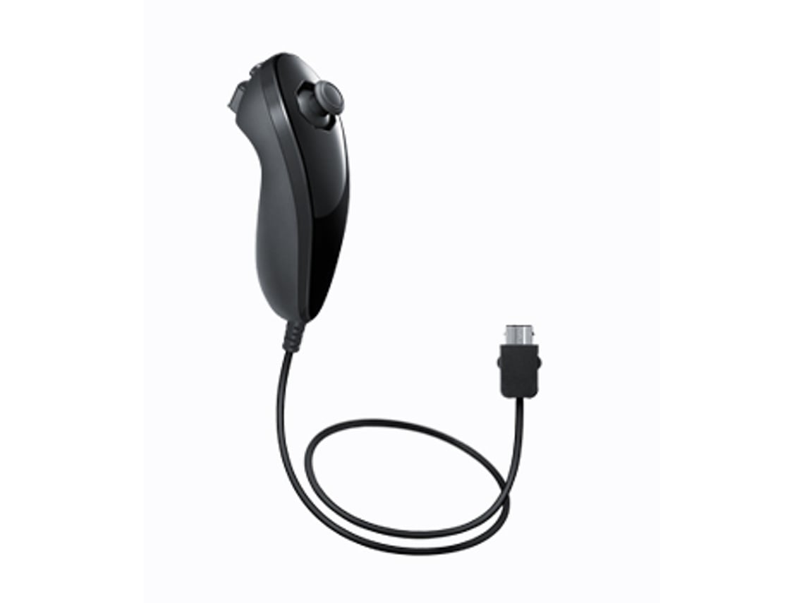 Comando Wii/Wii U NINTENDO Nunchuck (Preto) Worten.pt