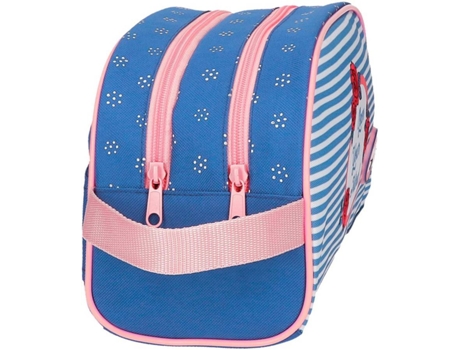 Estojo ROLL ROAD Rose Azul (26x16x12cm)