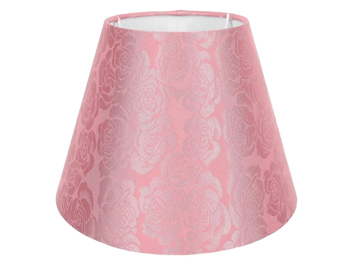 Cúpula De Abajur De Mesa Em Jacquard Com Bordado De Crisântemo