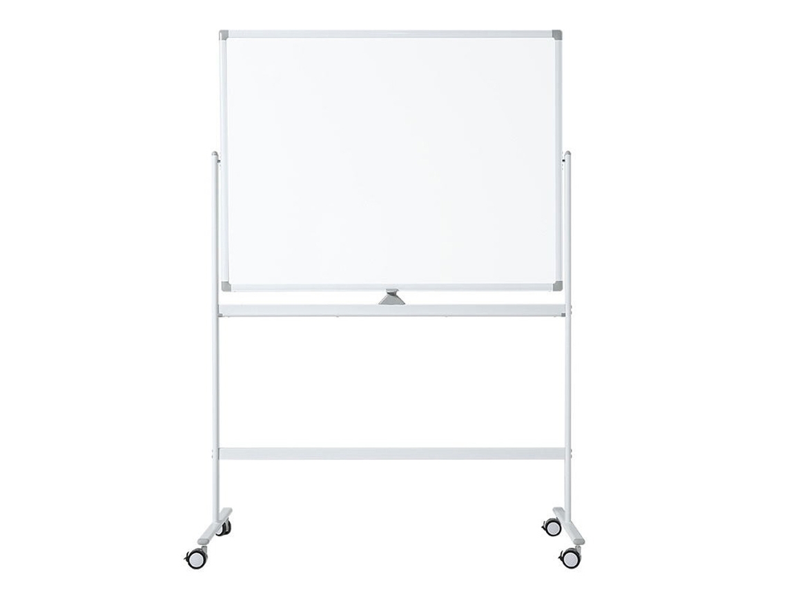 Quadro Branco Móvel Dupla Face e Magnético 100X150 cm Branco