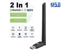 Adaptador Usb Wifi Bluetooth 5.0 Dual Band 2.4g/5ghz 802.11ac Placa De Rede Sem Fio Para Computador Slowmoose