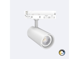Foco Carril Led Trifásico 30W Fasano Cct no Flicker Regulável Branco