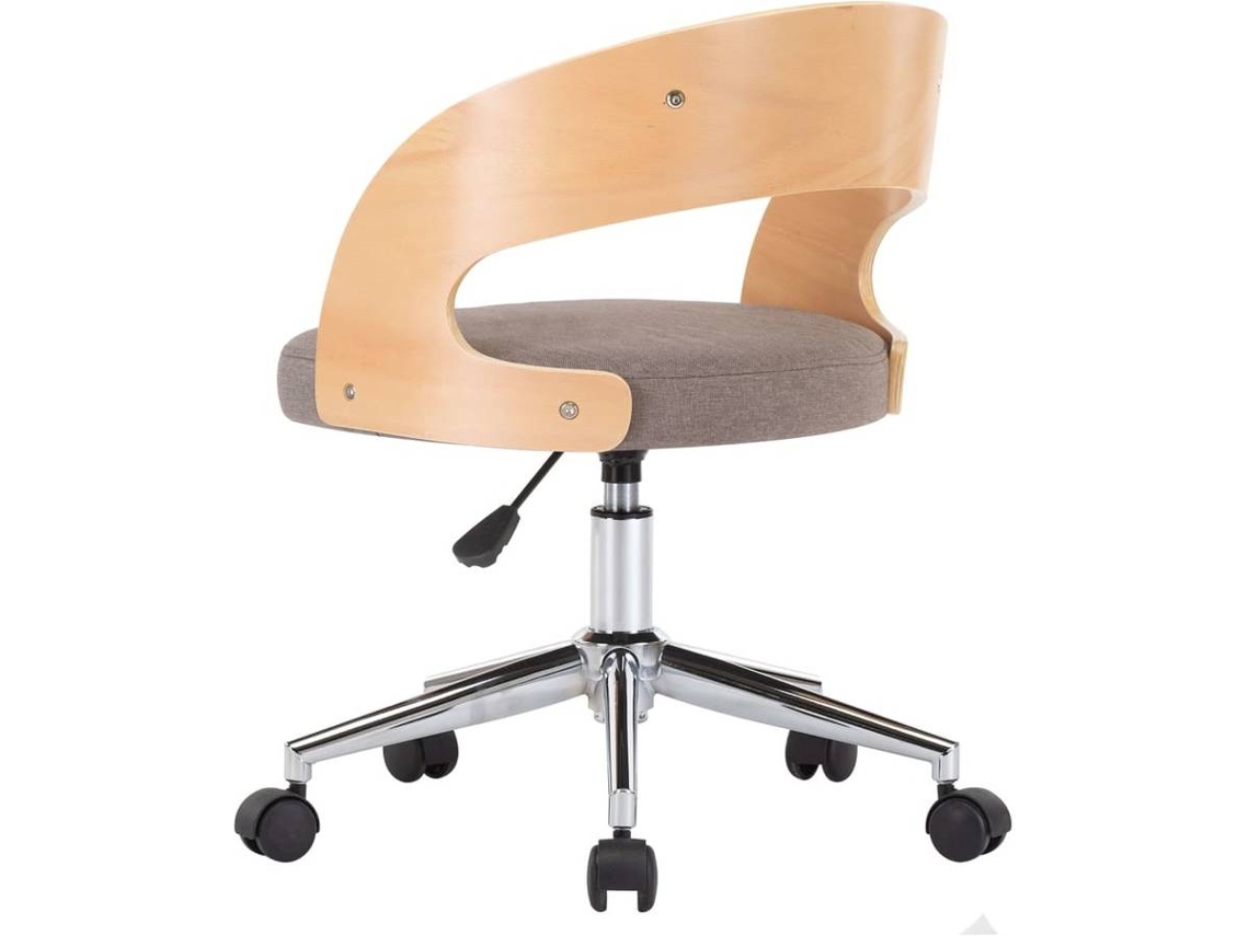 Dining Chair, Dining Chairs Vidaxl Cinzento-acastanhado Tecido (n/a)