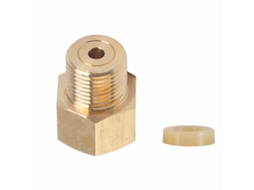 Adaptador de Tanque de Co2 W21.8 Cga320 para Aquário em Latão | S/MARCA
