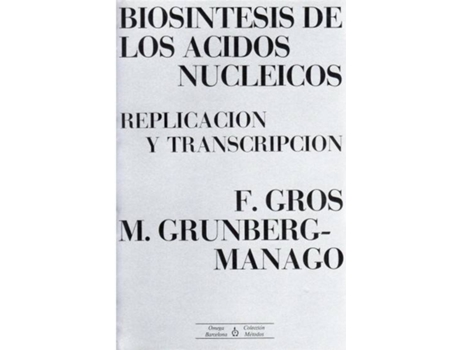 Livro Biosíntesis De Los Ácidos Nucleicos de François ... [Et Al.] Gros (Espanhol)