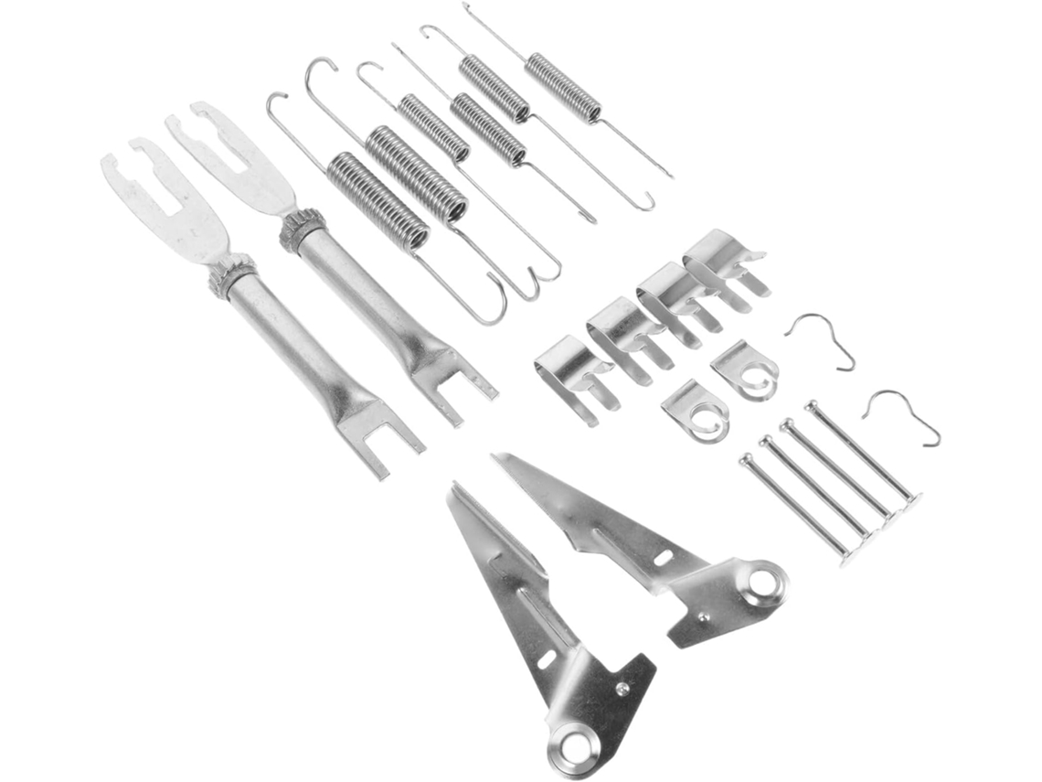 Kit Completo De Reparo Do Tambor De Freio Traseiro Com Molas, Pinos E Dispositivos De Retenção.