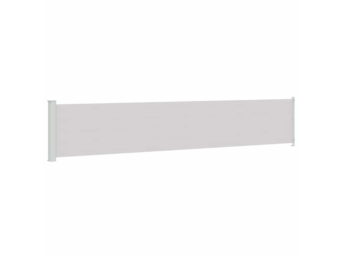 Toldo Lateral Retrátil para Pátio 117x600 Cm Cinzento MAISON EXCLUSIVE