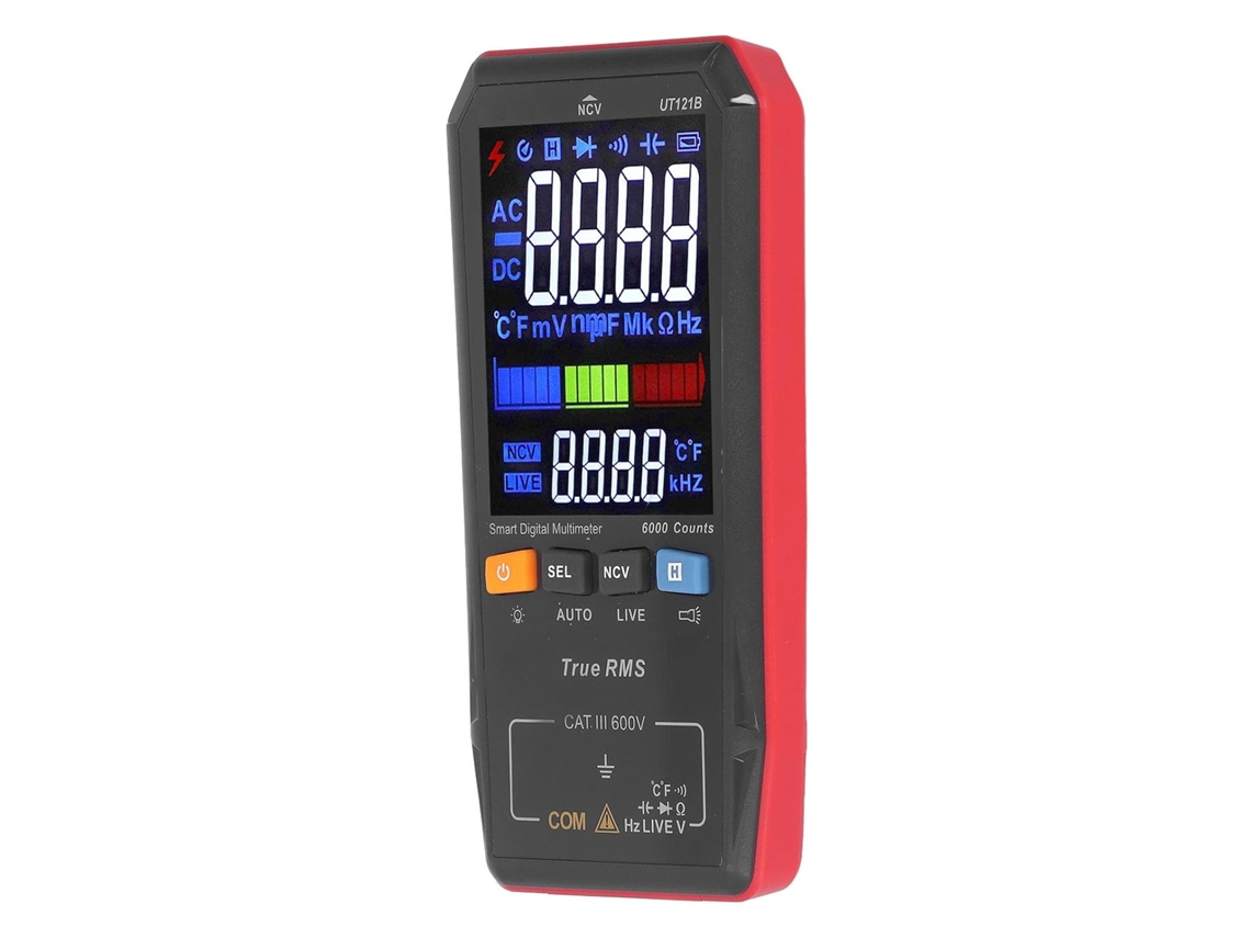 Multímetro Digital Inteligente Ut121b 1000v Ac/dc Com Display Digital Abs