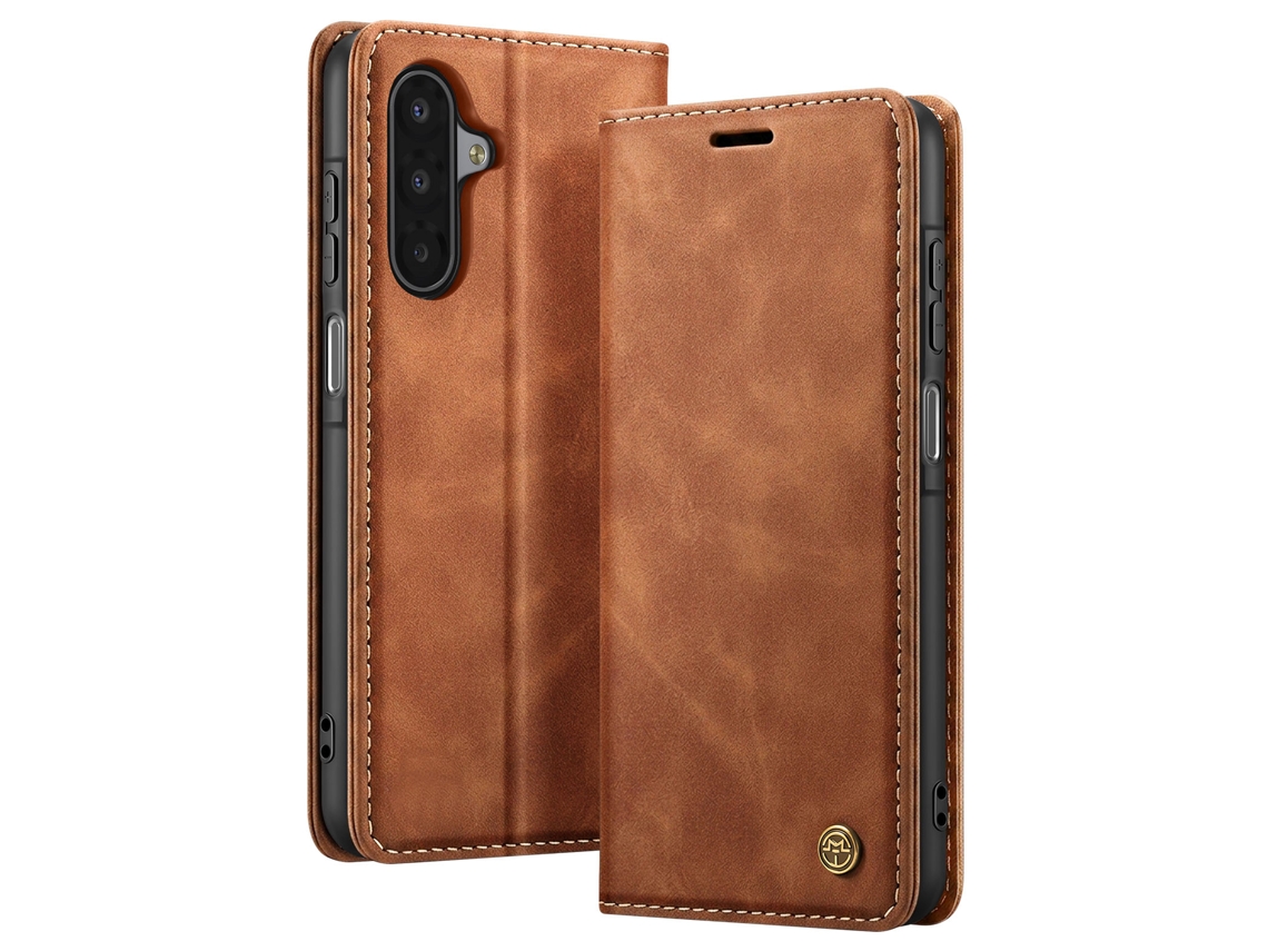 Capa Carteira Para Galaxy A17 Coleção Caseme Efeito Vintage