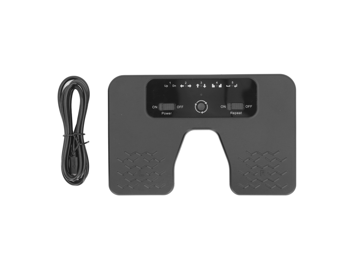 Pedal Sem Fio Para Virar Páginas Bluetooth Portátil Silencioso Recarregável Para Tablets E Celulares