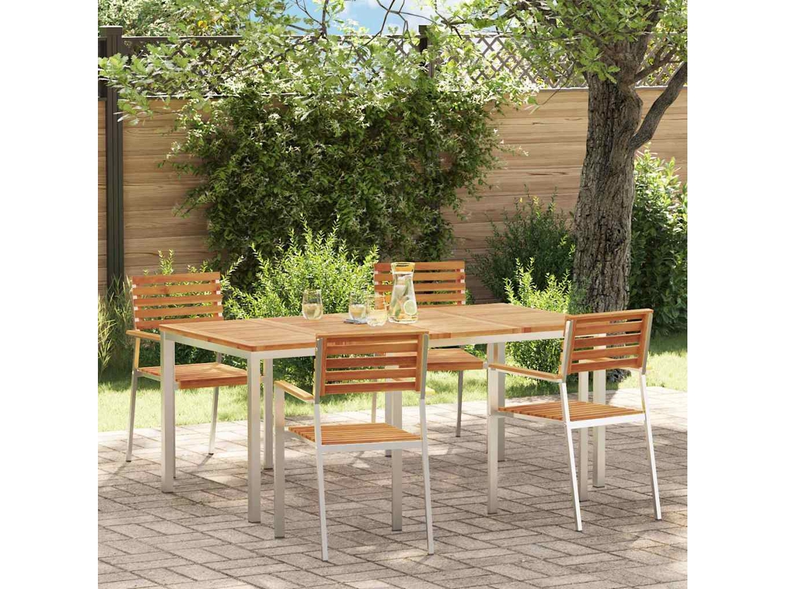 Vidaxl Conjunto De Jantar Para Jardim 5 Unid.