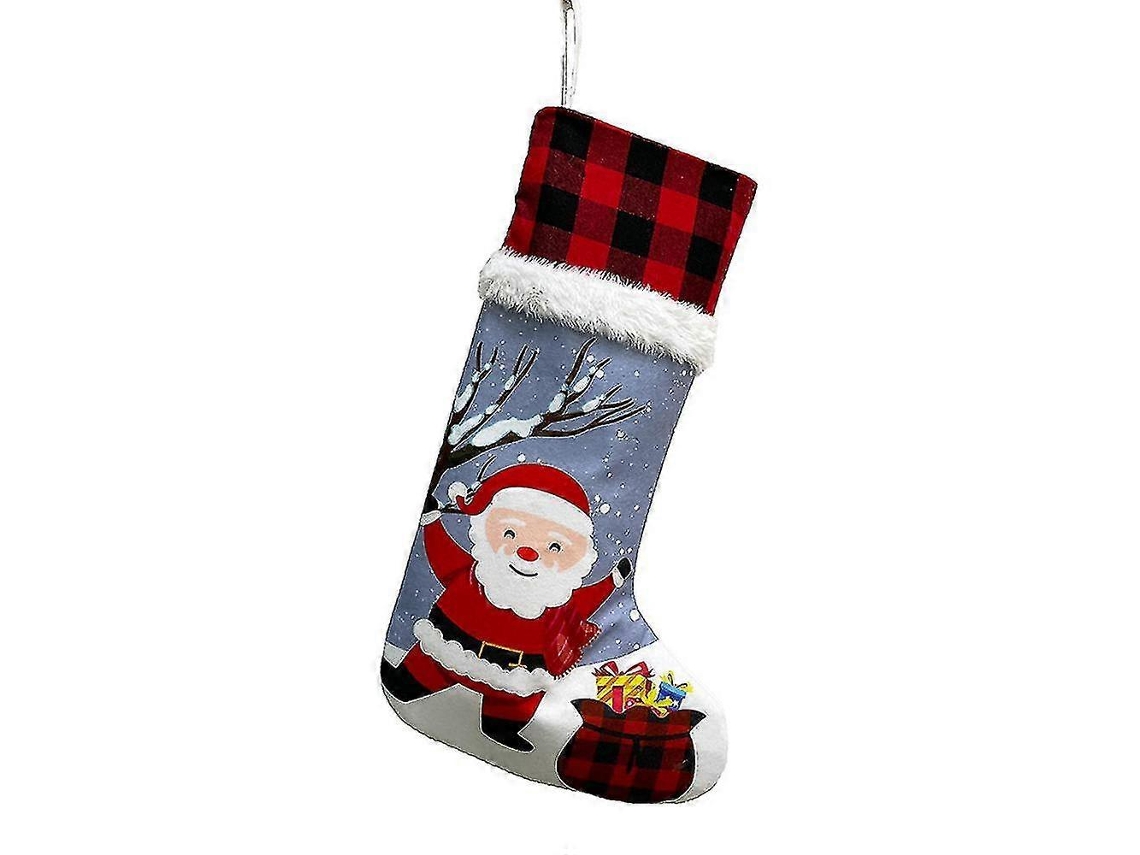 Meias De Natal, Enfeites Para Pendurar Em Árvores De Natal, Lembrancinhas De Festa, Lembrancinhas Infantis Olysi Shop (1 Pacote)
