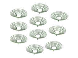 Conjunto de 10 Gaiolas Suporte para Morangueiros, Treliças, Plantio em Varandas e Jardins | AQUAFORGE
