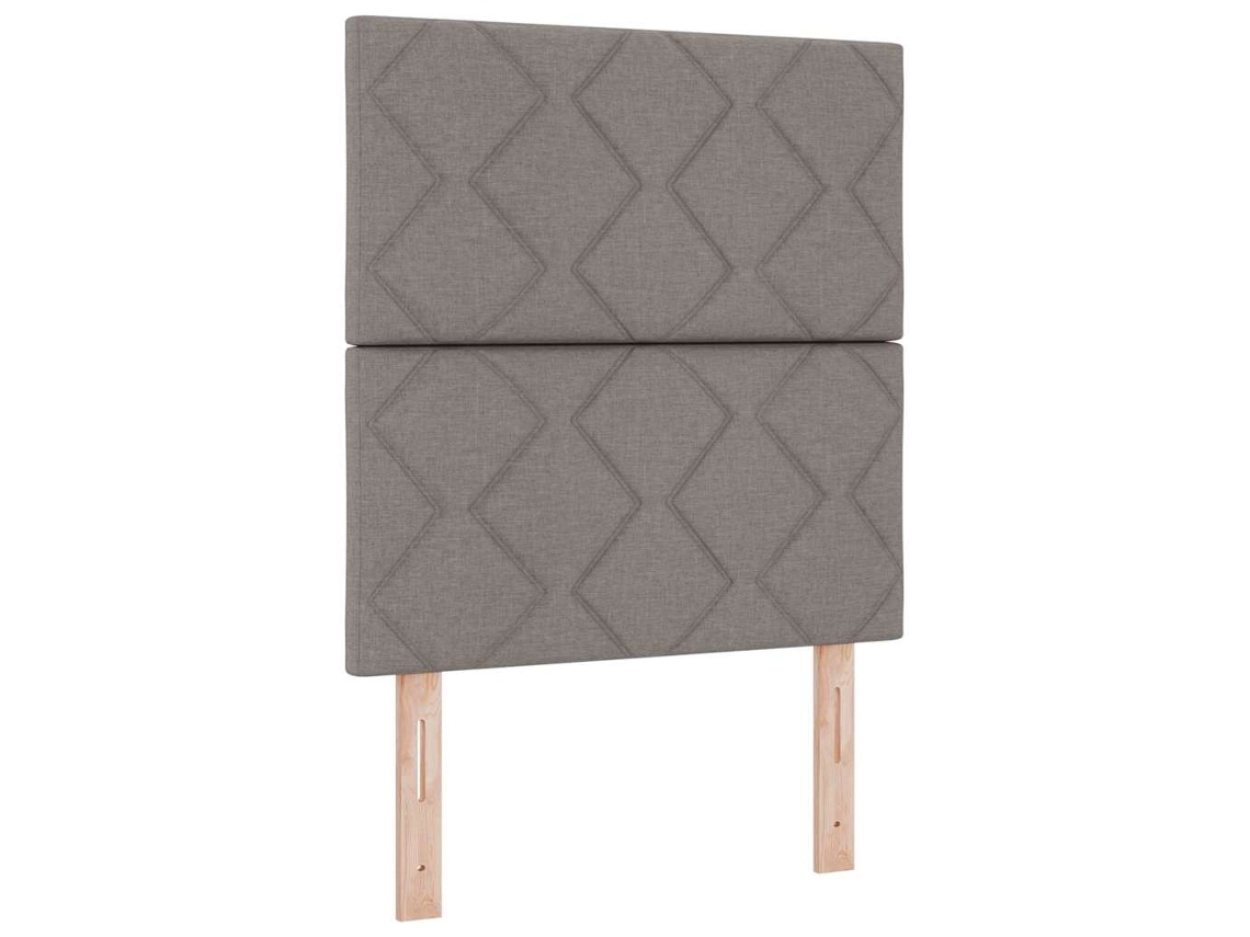 Cabeceira | Painel De Cama Cinzento-acastanhado 80 Cm Tecido
