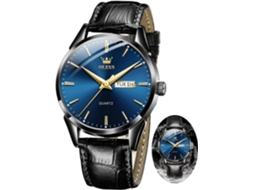 Lurelia Relógio Masculino, Movimento De Quartzo, Data/calendário, Luminoso, 9 Mm, 0,35 Polegadas, 38 Mm, 1,49 Polegadas, 8,66 Polegadas, 20 Mm, Couro