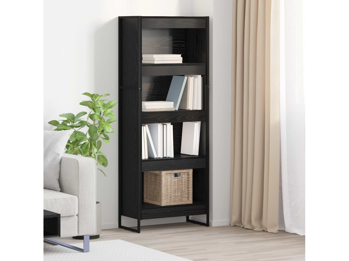 Vidaxl Gabinete De Livros 60 X 30 X 155 Cm Derivados De Madeira