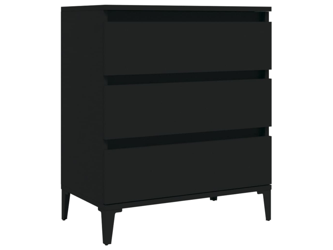 Aparador 60x35x70 cm Madeira Preto MAISON EXCLUSIVE