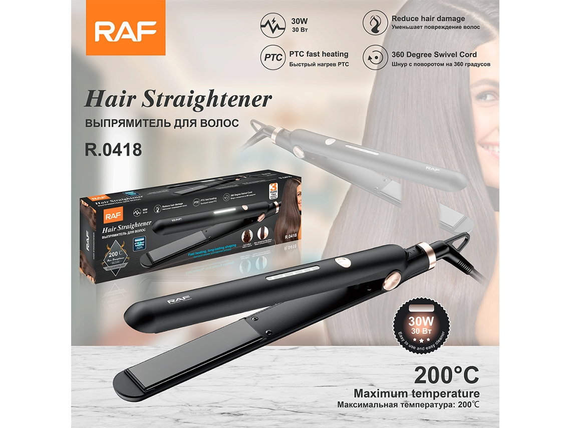 Euro Gauge Endireitar o Rolo de Dupla Utilização Não Machucar o Alisador de Cabelo Endireitar a Tala Tala Elétrica Cabelo Curvo MDUG