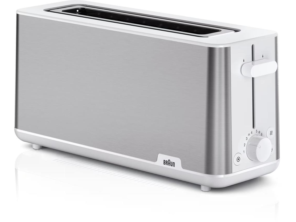 Torradeira BRAUN Purshine HT1610WH (Outlet Grade A - 900 W - 1 Abertura)
