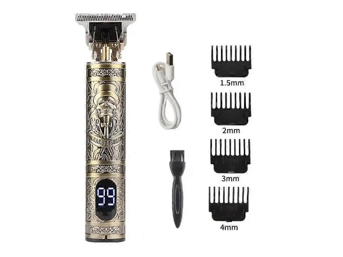 Máquina De Cortar Cabelo Profissional T9, Sem Fio, Elétrica, Com Visor Digital, Aparador De Cabelo, Barbeador Para Homens E Mulheres.