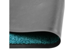 Tapete de Porta Lavável 120x180 Cm Azul Ciano MAISON EXCLUSIVE