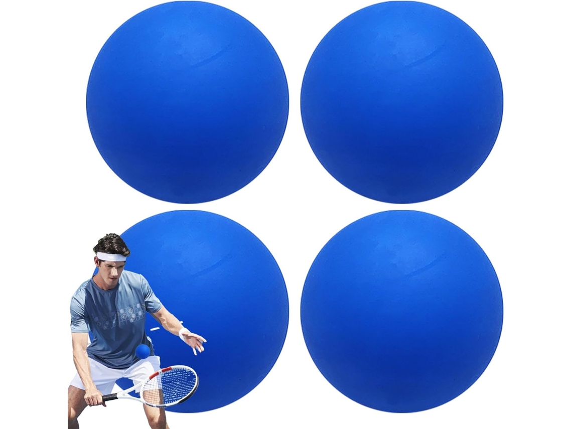 Bola De Squash Profissional Em Borracha Resistente 60 Mm
