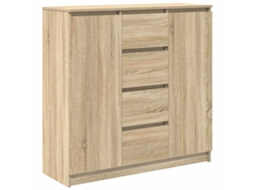 Sideboard, Sideboards Vidaxl Marrom Madeira Processada (n/a)