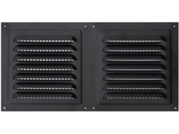 Grelha De Ventilação De 150 X 300 Mm - Com Proteção Contra Insetos E Pintura -