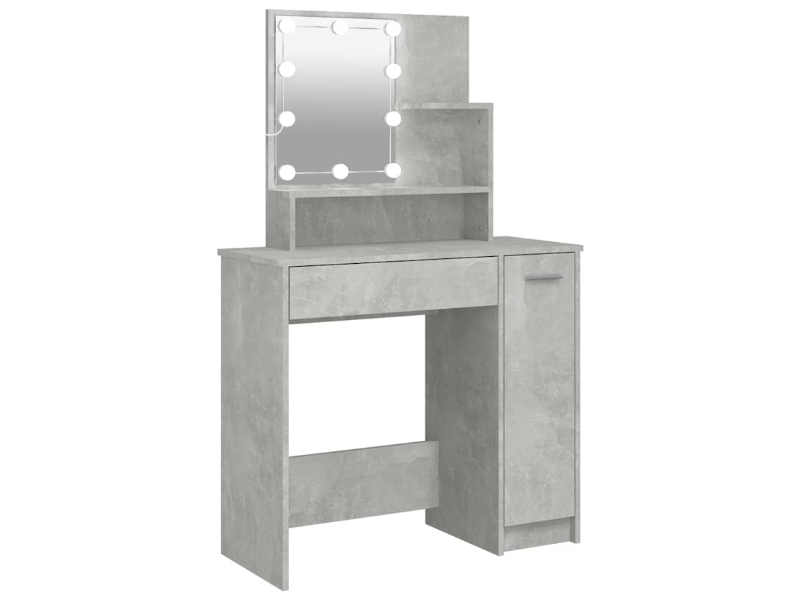 Dressing Table, Dressing Tables Vidaxl Cinzeto Madeira Processada