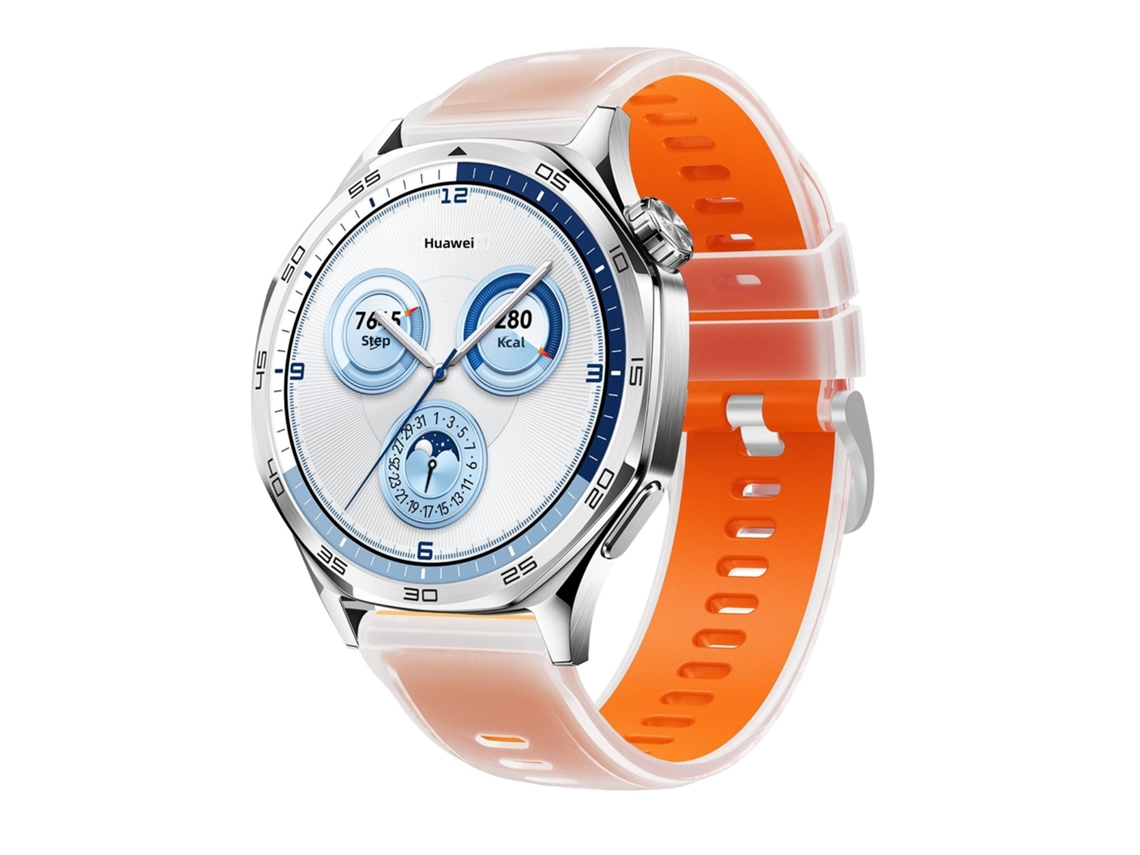 Pulseira de Silicone Gel Dupla Cor 22mm Compatível com Samsung, Garmin, Huawei, Honor e Garmin 570 CHABERLU