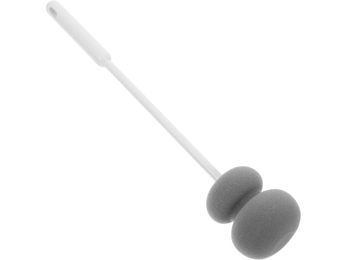 Escova Para Garrafas Com Cabo Longo E Esponja Abs Limpeza Doméstica Suave Portátil, Adequada Para Limpar Copos E