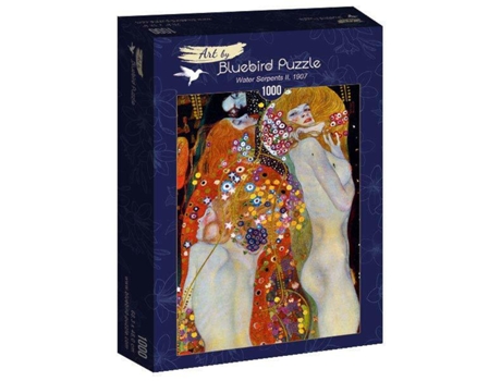 Puzzle 1000 Pcs Gustave Klimt Water Serpents Ii 1907 Bluebird