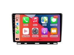 Auto Rádio Carro Bluetooth Autoradio 8GB RAM 128G ROM CarPlay Navegação GPS Ecrã Táctil RoverOne para Renault Clio 5 Lutecia 2019-2021  