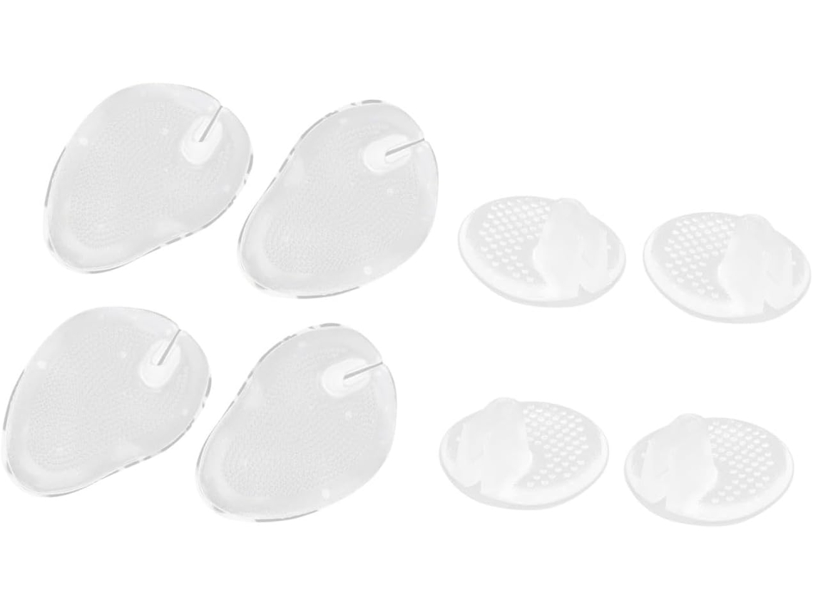 Pares De Protetores Dedos Silicone Antiderrapantes E Resistentes A Impactos Para Sandálias Tiras, Alívio Confortável