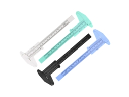 Paquímetro Vernier Mini De Plástico, 4 Peças, Medidor 150mm