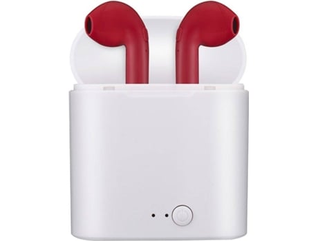 Auriculares Bluetooth True Wireless RITTEREC LFOzC013 (In Ear - MicroAuriculares - Vermelho)
