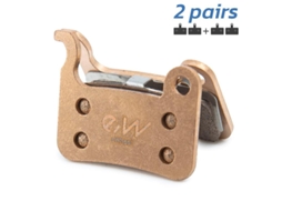 Almofada Sinterizada Rs001-s Para Pinça Xtech [ewheel] - 2 Conjuntos